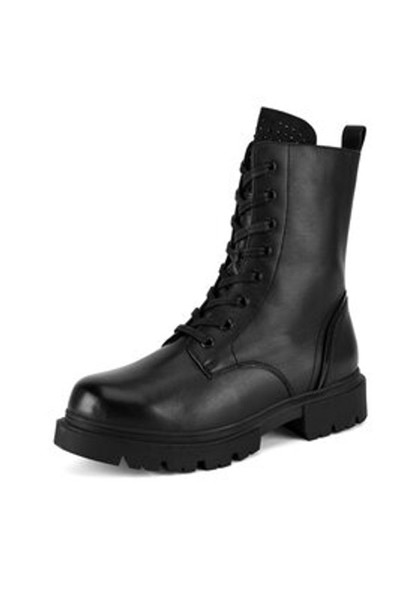 Sergio Bardi Trzewiki EST-A1009-03SB Czarny. Kolor: czarny. Materiał: skóra