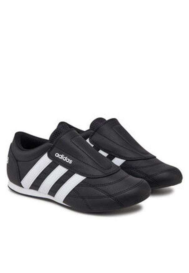 Adidas - adidas Sneakersy Tekwen JS3871 Czarny. Kolor: czarny. Materiał: skóra