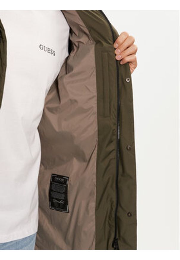 Geox Kurtka zimowa Sapienza M4628K TC188 F1789 Khaki Regular Fit. Kolor: brązowy. Materiał: syntetyk. Sezon: zima