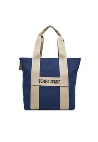 Tommy Jeans Torba Tjm Retro Cool Tote AM0AM13278 Granatowy. Kolor: niebieski. Materiał: materiał #4