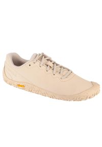 Merrell - Buty do biegania damskie, Vapor Glove 6. Zapięcie: sznurówki. Kolor: biały. Materiał: tkanina, materiał, syntetyk, skóra, guma. Szerokość cholewki: normalna