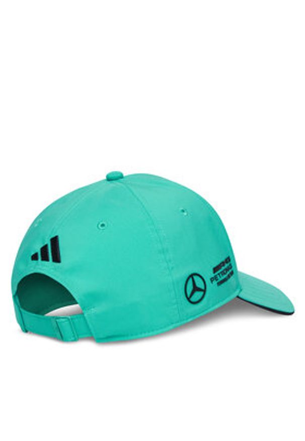 Adidas - adidas Czapka z daszkiem Mercedes - AMG Petronas Formula One Team Driver JW6268 Turkusowy. Kolor: turkusowy. Materiał: materiał, poliester