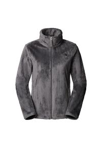 Bluza damska The North Face Osito 0A7UQJ0UZ1 - szara. Okazja: na co dzień. Kolor: szary. Materiał: poliester, polar. Wzór: aplikacja. Styl: casual, klasyczny