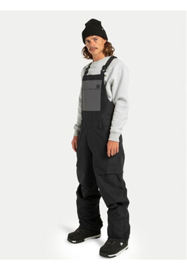 DC Shoes Spodnie snowboardowe Docile Bib ADYTP03052 Czarny Regular Fit. Kolor: czarny. Materiał: syntetyk. Sport: snowboard