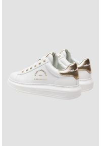 Karl Lagerfeld - KARL LAGERFELD Białe damskie sneakersy KAPRI Maison, Rozmiar 38. Kolor: biały