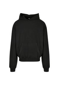 Bluza z kapturem Urban Classics Rib Terry Boxy. Typ kołnierza: kaptur. Kolor: czarny #1