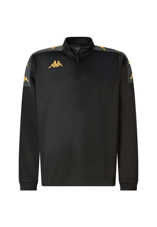 Kurtka z dresu Kappa Gassolo. Kolor: wielokolorowy, szary, czarny. Materiał: dresówka. Sport: piłka nożna, fitness