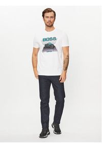 BOSS - Boss T-Shirt Teenter 50503551 Biały Regular Fit. Kolor: biały. Materiał: bawełna