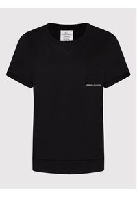 Armani Exchange T-Shirt 8NYM03 YJ68Z 1200 Czarny Relaxed Fit. Kolor: czarny. Materiał: bawełna #5