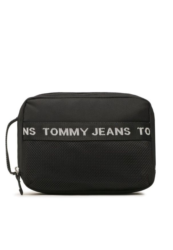 Tommy Jeans Kosmetyczka Tjm Essential Nylon Washbag AM0AM11024 Czarny. Kolor: czarny. Materiał: materiał
