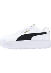 Buty do chodzenia dla dzieci Puma Karmen Rebelle JR. Zapięcie: sznurówki. Kolor: biały. Materiał: syntetyk, materiał. Szerokość cholewki: normalna. Sport: turystyka piesza