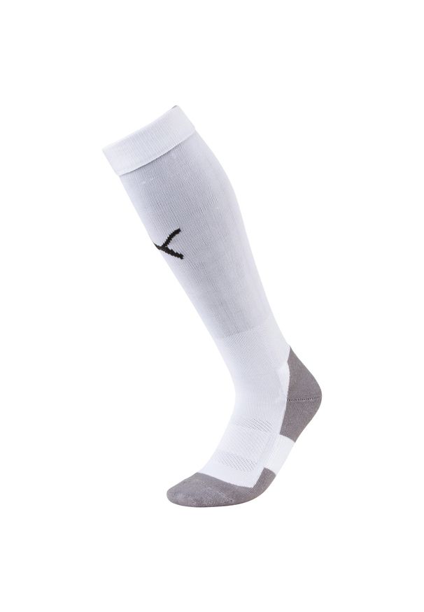 Getry piłkarskie Puma Liga Core Socks. Kolor: biały, wielokolorowy, czarny. Materiał: materiał. Sport: piłka nożna