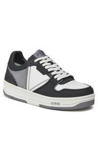 Guess Sneakersy Ancona Low FMPANC ESU12 Czarny. Kolor: czarny. Materiał: skóra #5