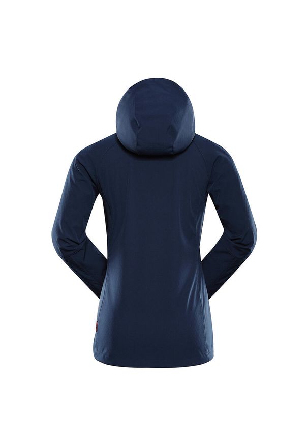 ALPINE PRO - Kurtka softshell damska Alpine Pro Hoora. Kolor: niebieski. Materiał: softshell. Sport: turystyka piesza