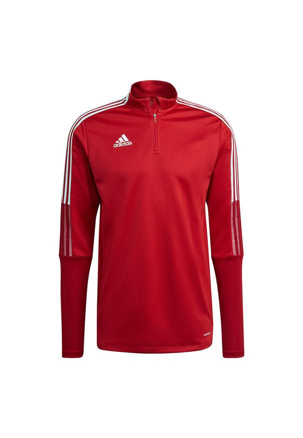 Adidas - Bluza męska adidas Tiro 21 Training Top czerwona. Kolor: czerwony