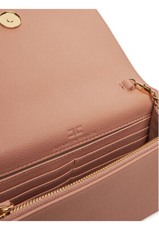 Elisabetta Franchi Torebka BS-10A-51E2-V280 Różowy. Kolor: różowy. Materiał: skórzane