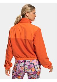 Roxy Polar Wow Zip Up Jkt Plfl ERJPF03141 Pomarańczowy Regular Fit. Kolor: pomarańczowy. Materiał: syntetyk