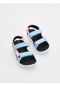 Reserved - Lekkie sandały na rzep - wielobarwny. Zapięcie: rzepy. Materiał: materiał #1