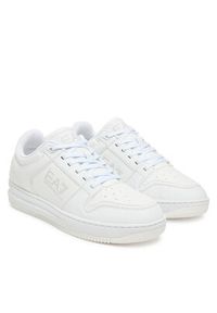 EA7 Emporio Armani Sneakersy 7X000345 AF11988 MZ038 Biały. Kolor: biały. Materiał: skóra #3