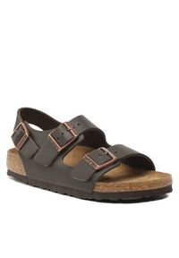 Birkenstock Sandały Milano Bs 34103 Brązowy. Kolor: brązowy. Materiał: skóra #3