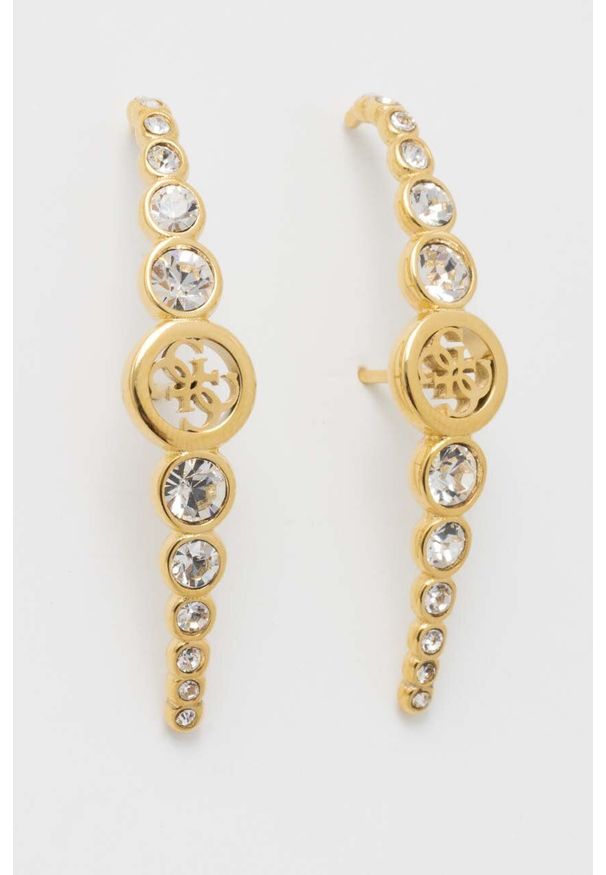 Guess kolczyki. Kolor: złoty