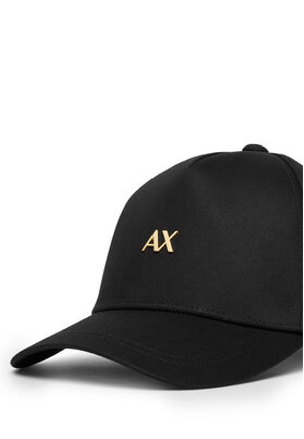 Armani Exchange Czapka z daszkiem XW001886 AF15502 UC001 Czarny. Kolor: czarny. Materiał: bawełna