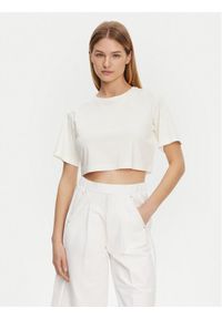 Max Mara T-Shirt 2516941098650 Écru Regular Fit. Materiał: bawełna