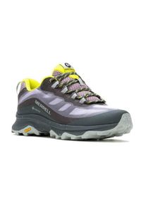 Buty trekkingowe damskie Merrell Moab Speed Gtx. Zapięcie: sznurówki. Kolor: wielokolorowy. Materiał: syntetyk, materiał. Szerokość cholewki: normalna