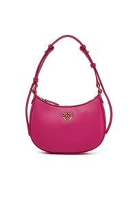 Pinko - PINKO Torebka Half Moon Baby AI 24-25 PLTT 103538 A0F1 Różowy. Kolor: różowy. Materiał: skórzane #4