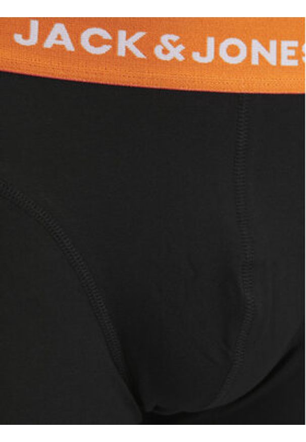 Jack & Jones - Jack&Jones Komplet 3 par bokserek Solid 12259087 Czarny. Kolor: czarny. Materiał: bawełna