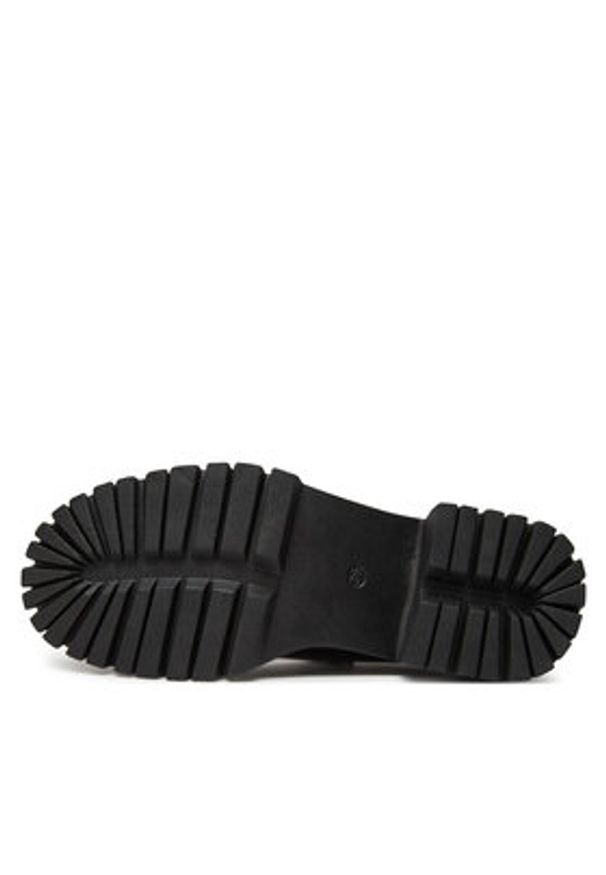 DeeZee Półbuty 8-508-2 Czarny. Kolor: czarny. Materiał: skóra