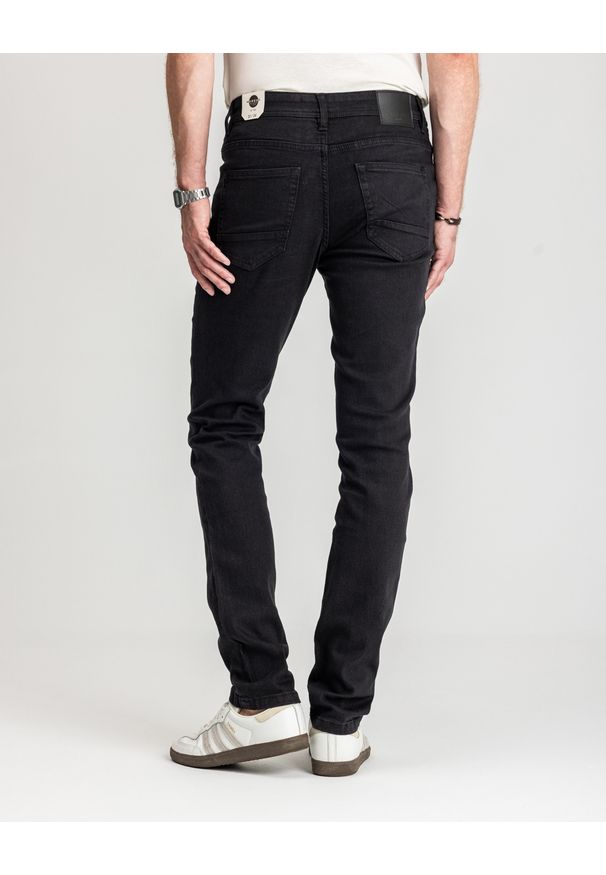 MARCUS - Męskie Spodnie Jeansowe Marcus Sebb 2214 Dry Black 14-200301
