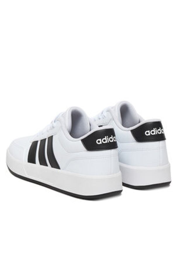 Adidas - adidas Sneakersy Breaknet 3.0 JR8448 Biały. Kolor: biały. Materiał: skóra