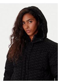 Karl Lagerfeld - KARL LAGERFELD Kurtka zimowa A4W15042 Czarny Regular Fit. Typ kołnierza: dekolt w karo. Kolor: czarny. Materiał: syntetyk. Sezon: zima #2