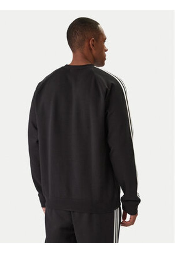 Adidas - adidas Bluza 3-Stripes KE3550 Czarny Regular Fit. Kolor: czarny. Materiał: bawełna