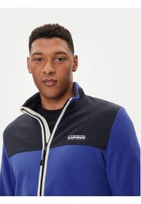 Napapijri Polar T-Dergana NP0A88V1 Niebieski Regular Fit. Kolor: niebieski. Materiał: syntetyk #4