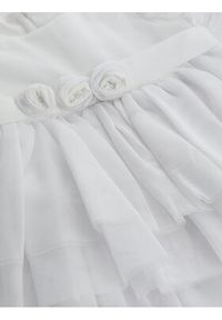 Original Marines Sukienka elegancka DDP1074NF Biały Regular Fit. Kolor: biały. Materiał: bawełna. Styl: elegancki #5