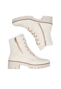 Rieker Trzewiki X5719-60 Écru. Materiał: skóra #6