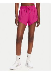 Adidas - adidas Szorty sportowe Z.N.E. Woven JP4195 Różowy Loose Fit. Kolor: różowy. Materiał: syntetyk