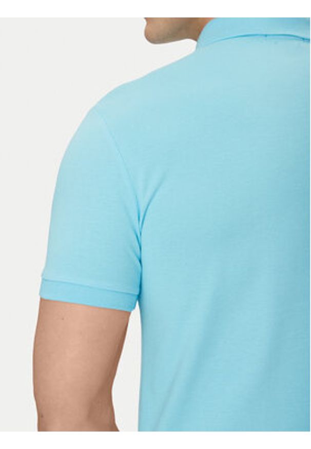 Polo Ralph Lauren Polo Core Replen 710782592 Niebieski Custom Slim Fit. Typ kołnierza: polo. Kolor: niebieski. Materiał: bawełna