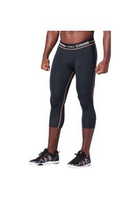 STRONG ID - Legginsy męskie sportowe czarne STRONG. Kolor: czarny. Materiał: lycra, poliester. Sport: fitness #1