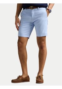 Polo Ralph Lauren Szorty materiałowe 710646709052 Błękitny Slim Fit. Kolor: niebieski. Materiał: bawełna