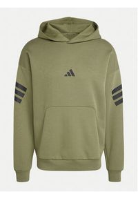Adidas - adidas Bluza Future Icons 3-Stripes JD4856 Zielony Regular Fit. Kolor: zielony. Materiał: bawełna #5