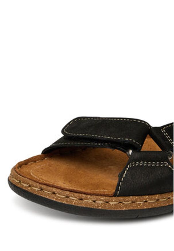 Go Soft Sandały WI23-4773-05 Czarny. Kolor: czarny. Materiał: nubuk, skóra