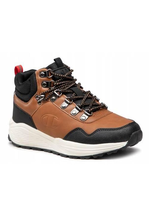 Buty do chodzenia dla dzieci Champion climb rx mid b gs. Zapięcie: rzepy. Kolor: czarny, wielokolorowy. Materiał: syntetyk, tkanina, materiał. Szerokość cholewki: normalna. Sport: turystyka piesza