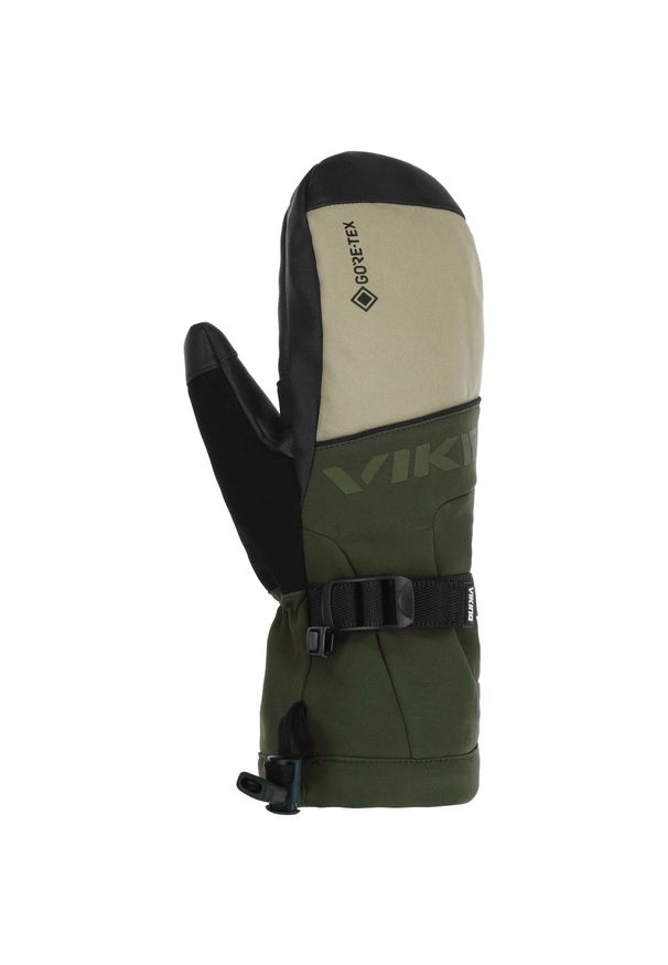 Viking - Rękawice freeride'owe męskie VIKING Hudson GTX Mitten jednopalczaste. Kolor: zielony. Sezon: zima. Sport: narciarstwo