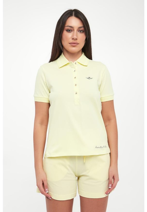 Aeronautica Militare - Polo damskie AERONAUTICA MILITARE. Typ kołnierza: polo