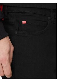 Hugo Szorty jeansowe 634/S 50511279 Czarny Tapered Fit. Kolor: czarny. Materiał: bawełna