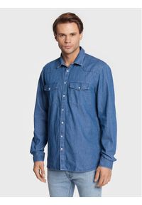 !SOLID - Solid Koszula jeansowa 21107055 Niebieski Regular Fit. Kolor: niebieski. Materiał: jeans, bawełna