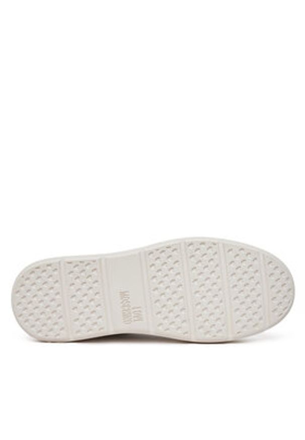 Love Moschino - LOVE MOSCHINO Sneakersy JA15174G1MIA310A Biały. Kolor: biały. Materiał: skóra